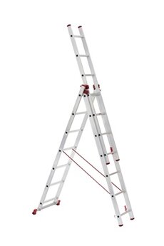 Trojdielny univerzálny neprofesionálny rebrík 6607 HOBBY