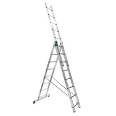 Hliníkový rebrík trojdielny univerzálny 7608 PROFI