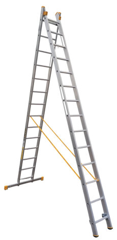 Hliníkový rebrík dvojdielny univerzálny 8514 PROFI PLUS