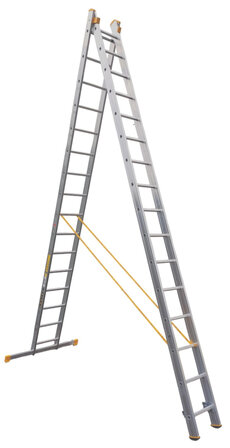 Hliníkový rebrík dvojdielny univerzálny 8516 PROFI PLUS