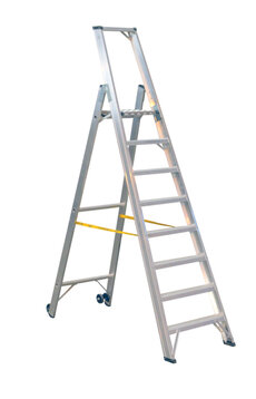 Schodíky jednostranné hliníkové 9308 PROFI PLUS