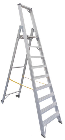 Schodíky jednostranné hliníkové 9309 PROFI PLUS