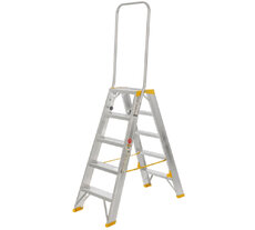 Schodíky obojstranné hliníkové s madlom 9415 PROFI PLUS