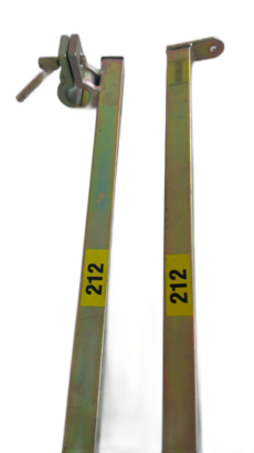 Kotvenie na stenu k oceľovému lešeniu