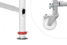 Pojazdové kolieska k lešeniu Hymer AL700