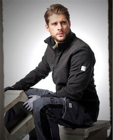 Mikina ARDON®SOFTFLEECE®COMBO čierna XL