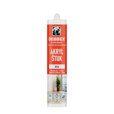 Den Braven Akrylový štukový tmel 280 ml kartuša biela