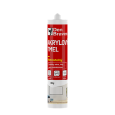 Den Braven Akrylový tmel 280 ml kartuša sivá