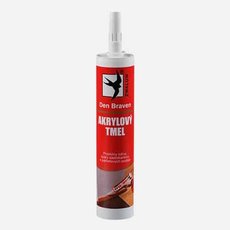 Den Braven - Akrylový tmel, kartuša, 310 ml, šedá