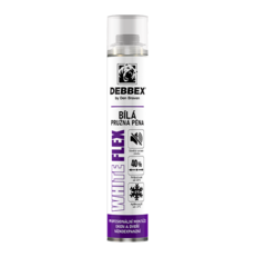 Den Braven Biela pružná pena WHITE FLEX 750 ml pištoľová dóza biela