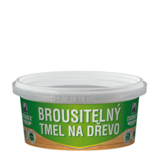 Den Braven Brúsiteľný tmel na drevo 250 g kelímok biela