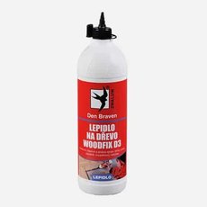 Den Braven - Lepidlo na drevo WOODFIX D3, dóza, 250 g, biela, po vytvrdnutí transparentná