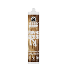 Den Braven POWER KLEBER (PU lepidlo D4) 300 ml kartuša krémová