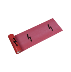 Den Braven Výstražná fólia 22 cm × 0,08 mm, dĺžka 20 m červená - ELEKTRINA