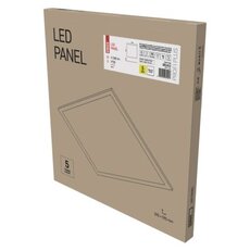 LED panel 60×60, štvorcový vstavaný biely, 40W neutrálna b.