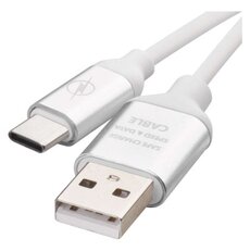 USB kábel 2.0 A/M - C/M 1m biely
