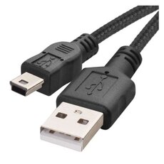 USB kábel 2.0 A/M - mini B/M 2m čierny