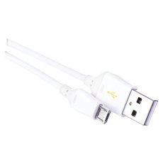 USB kábel 2.0 A/M - micro B/M 1m biely, Quick Charge