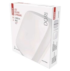 LED prisadené svietidlo Dori, štvorcové b. 24W n.b.,IP54