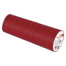 Izolačná páska PVC 19mm / 20m červená
