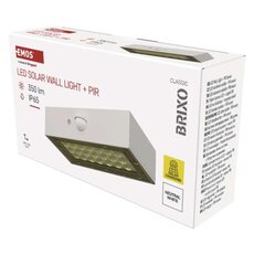 LED solárne svietidlo BRIXO so senzorom pohybu, neutrálna biela