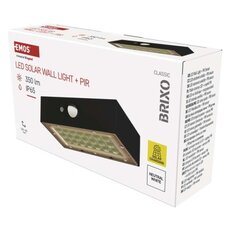 LED solárne svietidlo BRIXO so senzorom pohybu, neutrálna biela