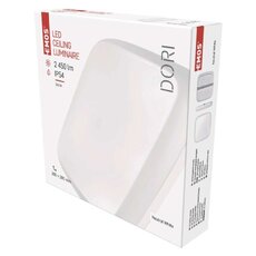 LED prisadené svietidlo Dori, štvorcové b. 24W n.b.,IP54