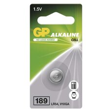 Alkalická gombíková batéria GP LR54 (189F)
