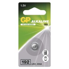 Alkalická gombíková batéria GP LR41 (192F)
