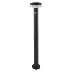 LED záhradné solárne stĺpikové svietidlo TERION, senzor súmraku, 12,5 x 12,5 x 80 cm