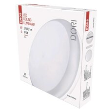 LED prisadené svietidlo Dori, kruh. biele 18W neutr.b., IP54