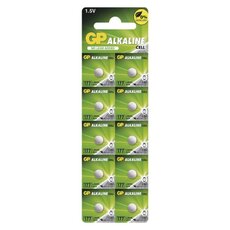 Alkalická gombíková batéria GP LR626 (177F), 10 ks