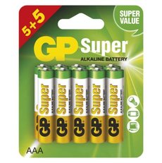 Alkalická batéria GP Super LR03 (AAA), fólia