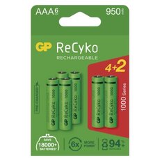 Nabíjacia batéria GP ReCyko 1000 (AAA) 6 ks