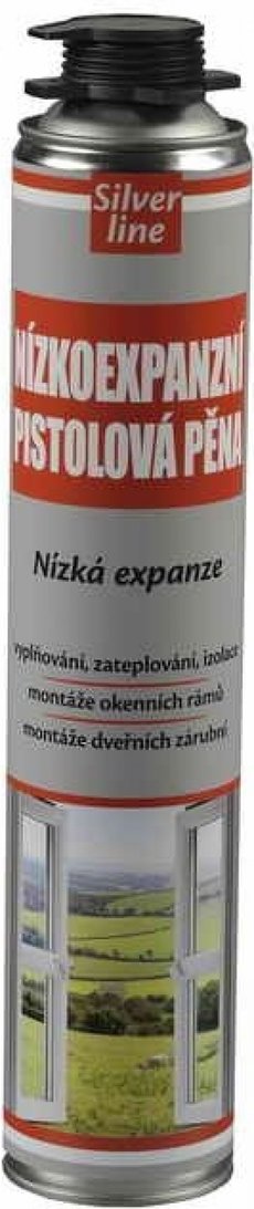 Den Braven Montážna pena 750 ml nízkoexpanzná pištoľová Silver Line