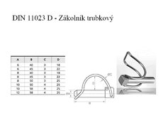 Zav DIN 11023  10x50 trubkovy