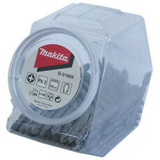 Dvojité Phillips vrtáky 65 mm v kufríku Makita D-31669
