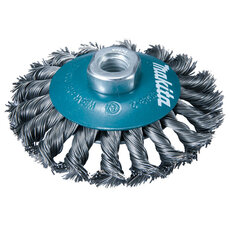 Oceľové drôtené kefy, kužeľové - uzlové - vnútorné závity M14 Makita D-39861