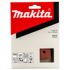 Brúsny papier 114 x 102 mm (suchý zips velcro, 6 otvorov) Makita P-33118
