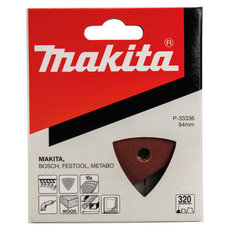 Brúsny papier 95 x 95 x 95 mm (suchý zips velcro, 6 otvorov) Makita P-33336