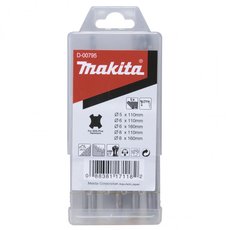 Príklepový vrták / súprava dlát vhodné pre SDS-PLUS Makita D-00795