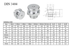 Maznicka plocha DIN 3404 ZB G1/8 SW17 vymaz