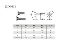 Skr..pluh.ZH DIN 608 8.8 M16x070