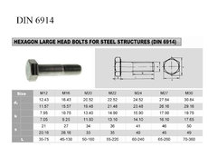 Skr.konstr.6HR DIN 6914 10.9 TZN M16x045