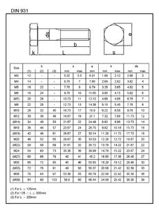 Šroub M 24x170  DIN 931-8.8 ZB