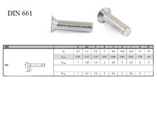 Nit DIN 661 5x12 Al