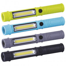 Svietidlo PVC COB LED 3W+1LED 3xAAA