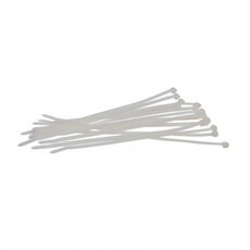 Viazacia páska 250x3,6mm 50ks biela nylon