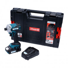 Aku Rázový uťahovák na hlavice 1/4" 18V 230Nm bezuhlíkový+2.A batéria+2.4A naíjačka+box